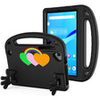 For Lenovo Tab M8 4th Gen Love Small Palm Holder EVA Tablet Case(Black) - Lenovo by PMC TechLife | Online Shopping South Africa | PMC TechLife | Buy Now Pay Later Mobicred