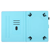 For 10 inch Coloured Drawing Stitching Leather Tablet Case(Corgi)