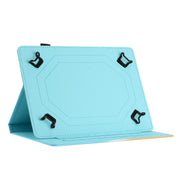 For 10 inch Coloured Drawing Stitching Leather Tablet Case(Deer)