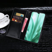 For Leagoo S11 idewei Crocodile Texture Horizontal Flip Leather Case with Holder & Card Slots & Wallet(Black)