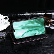 For Leagoo S11 idewei Crocodile Texture Horizontal Flip Leather Case with Holder & Card Slots & Wallet(Dark Blue)
