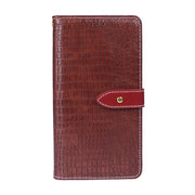 For Umidigi Power 3 idewei Crocodile Texture Horizontal Flip Leather Case with Holder & Card Slots & Wallet(Wine Red)
