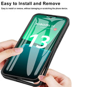 For Xiaomi 13 Acrylic + TPU 360 Degrees Full Coverage Phone Case(Blue)