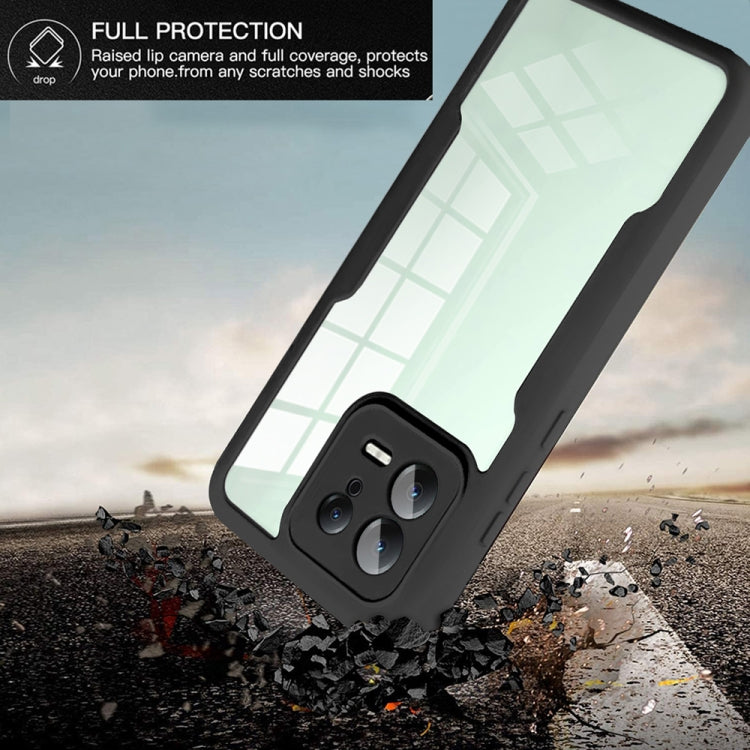 For Xiaomi 13 Acrylic + TPU 360 Degrees Full Coverage Phone Case(Blue)