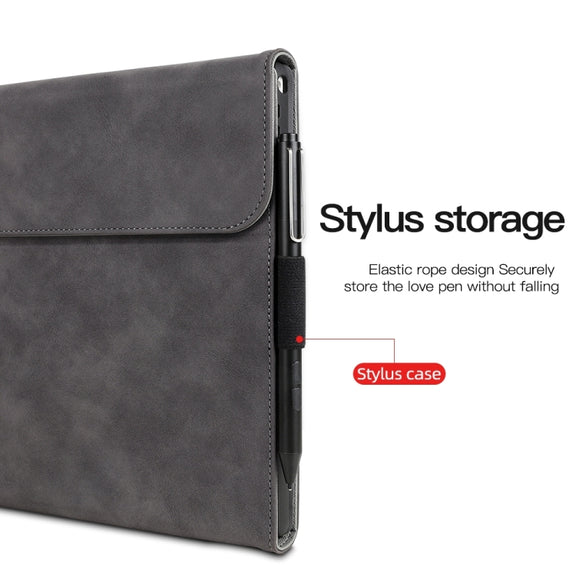 For Microsoft Surface Go 3 / 2 / 1 Sheepskin All-Inclusive Shockproof Protective Case(Grey)
