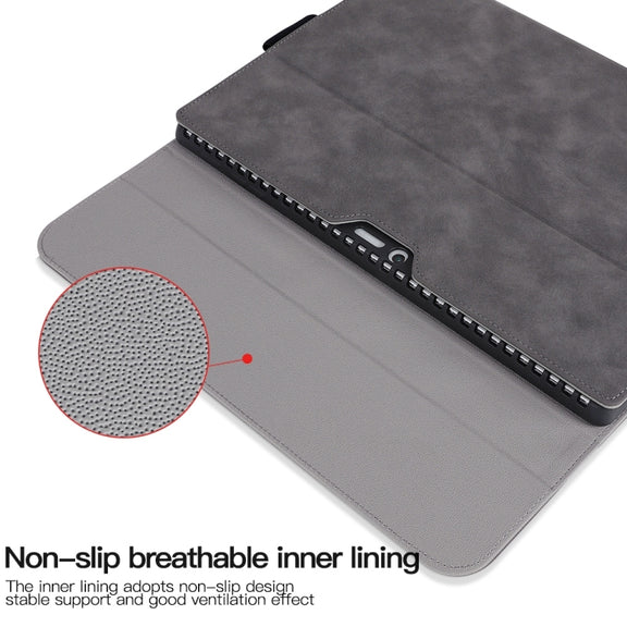 For Microsoft Surface Pro 7+ / 7 / 6 / 5 / 4 Sheepskin All-Inclusive Shockproof Protective Case(Black)