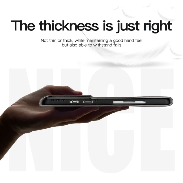 For Microsoft Surface Pro 7+ / 7 / 6 / 5 / 4 Sheepskin All-Inclusive Shockproof Protective Case(Black)