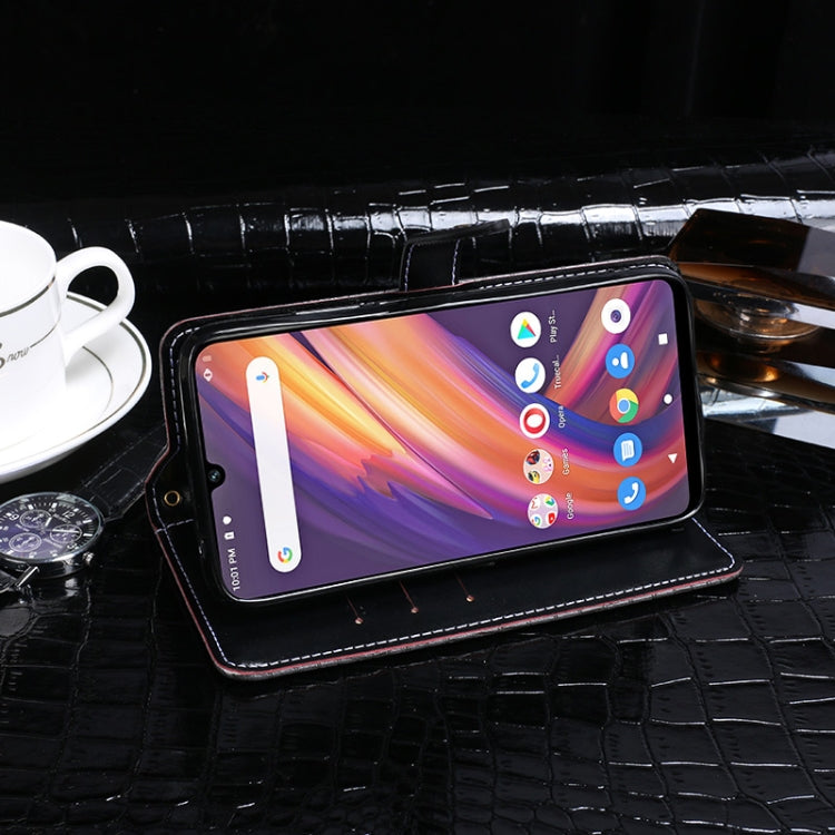 For Lenovo A6 Note idewei Crocodile Texture Horizontal Flip Leather Case with Holder & Card Slots & Wallet(Dark Blue)