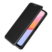 For Blackview A85 Carbon Fiber Texture Flip Leather Phone Case(Black)