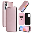 For Blackview A85 Carbon Fiber Texture Flip Leather Phone Case(Pink) - More Brand by PMC TechLife | Online Shopping South Africa | PMC TechLife | Buy Now Pay Later Mobicred