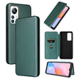 For Blackview A85 Carbon Fiber Texture Flip Leather Phone Case(Green) - More Brand by PMC TechLife | Online Shopping South Africa | PMC TechLife | Buy Now Pay Later Mobicred
