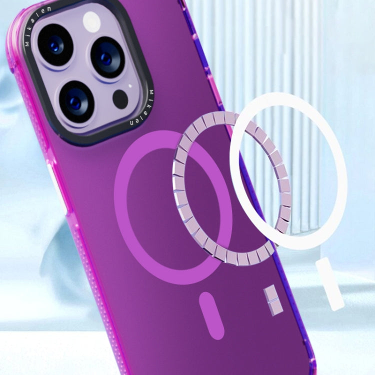 For iPhone 14 Pro Max Acrylic + TPU MagSafe Protective Phone Case(Pink)