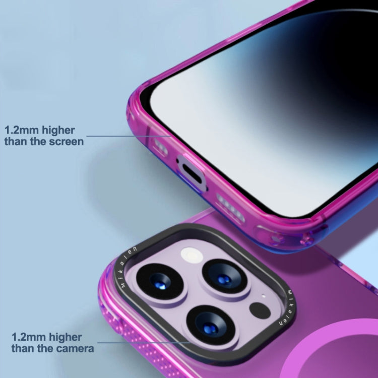 For iPhone 14 Pro Max Acrylic + TPU MagSafe Protective Phone Case(Pink)