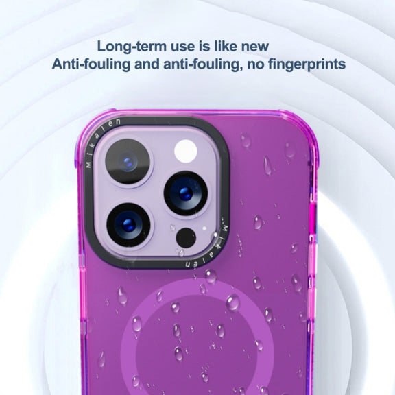 For iPhone 14 Pro Max Acrylic + TPU MagSafe Protective Phone Case(Pink)