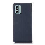 For Nokia G22 4G KHAZNEH Nappa Top Layer Cowhide Leather Phone Case(Blue)