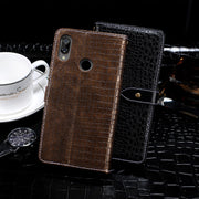For BQ BQ-6040L Magic idewei Crocodile Texture Horizontal Flip Leather Case with Holder & Card Slots & Wallet(Black)