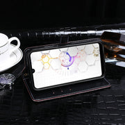 For BQ BQ-6040L Magic idewei Crocodile Texture Horizontal Flip Leather Case with Holder & Card Slots & Wallet(Black)