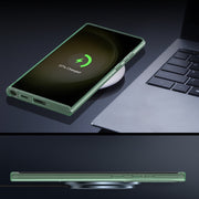 For Samsung Galaxy S23 Ultra 5G LK 3 in 1 MagSafe Magnetic Holder Phone Case(Green)