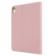 For iPad 2025 / 2022 GEBEI Silk Texture Flip Tablet Leather Case(Rose Gold)
