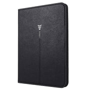 For iPad 2025 / 2022 GEBEI Silk Texture Flip Tablet Leather Case(Black)