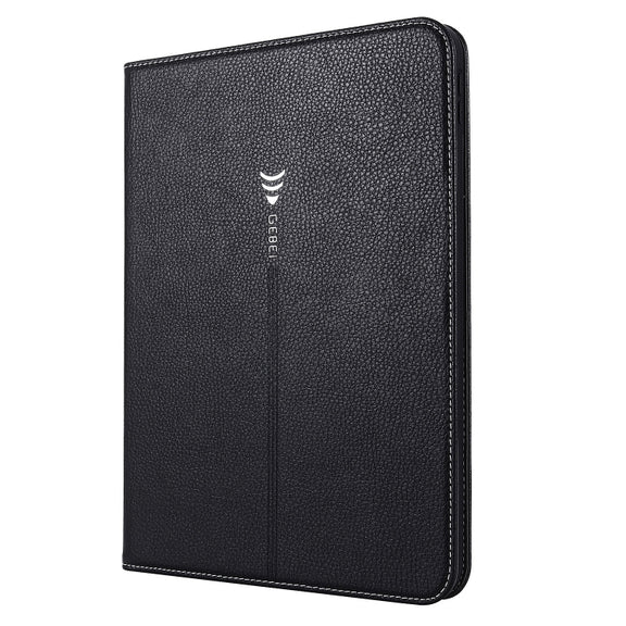 For iPad 2025 / 2022 GEBEI Silk Texture Flip Tablet Leather Case(Black)