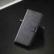 For Xiaomi Redmi Note 13 Pro 4G LC.IMEEKE Calf Texture Leather Phone Case(Black)