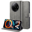 For Xiaomi Redmi A3 LC.IMEEKE Calf Texture Leather Phone Case(Grey) - free shipping - PMC TechLife - Order now!