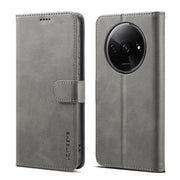For Xiaomi Redmi A3 LC.IMEEKE Calf Texture Leather Phone Case(Grey)