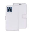 For T-Mobile REVVL 6 5G idewei Crazy Horse Texture Leather Phone Case with Holder(White) - More Brand by idewei | Online Shopping South Africa | PMC TechLife | Buy Now Pay Later Mobicred