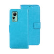 For Ulefone Note 14 idewei Crazy Horse Texture Leather Phone Case with Holder(Sky Blue) - Ulefone Cases by idewei | Online Shopping South Africa | PMC Jewellery | Buy Now Pay Later Mobicred