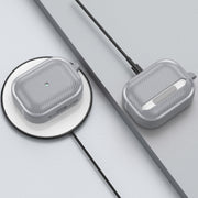 For AirPods Pro 2 Photo Frame Carbon Fiber Series Earphone Case(Dark Grey)