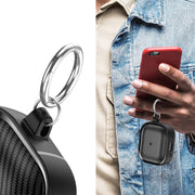 For AirPods 3 Photo Frame Carbon Fiber Series Earphone Case(Black)