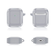 For AirPods 3 Photo Frame Carbon Fiber Series Earphone Case(Dark Grey)