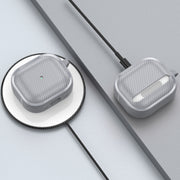 For AirPods 3 Photo Frame Carbon Fiber Series Earphone Case(Dark Grey)