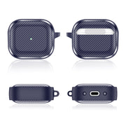 For AirPods 3 Photo Frame Carbon Fiber Series Earphone Case(Dark Blue)