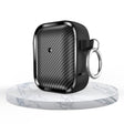 For AirPods 1 / 2 Photo Frame Carbon Fiber Series Earphone Case(Black) - For AirPods 1/2 by PMC Jewellery | Online Shopping South Africa | PMC Jewellery | Buy Now Pay Later Mobicred