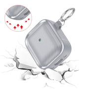 For AirPods 1 / 2 Photo Frame Carbon Fiber Series Earphone Case(Dark Grey)