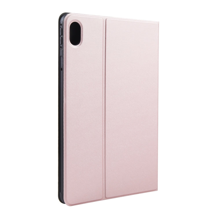 For Huawei MatePad 11 2023 Voltage Elastic Texture Flip Leather Tablet Case(Rose Gold)
