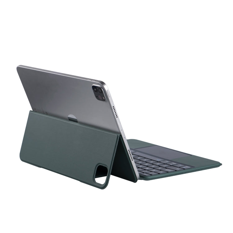 X3125-6 Integrated Thin Magnetic Bluetooth Keyboard Case For iPad Air 2022 / Air 2020 10.9 / Pro 11 2018 / 2020 / 2021 / 2022 (Mint Green)