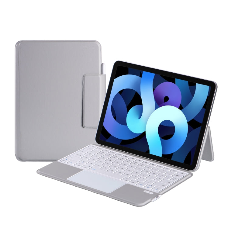 X3125-6 Integrated Thin Magnetic Bluetooth Keyboard Case For iPad Air 2022 / Air 2020 10.9 / Pro 11 2018 / 2020 / 2021 / 2022 (Grey)