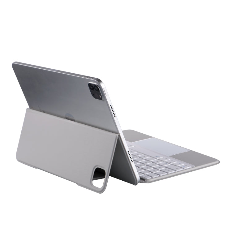 X3125-6 Integrated Thin Magnetic Bluetooth Keyboard Case For iPad Air 2022 / Air 2020 10.9 / Pro 11 2018 / 2020 / 2021 / 2022 (Grey)