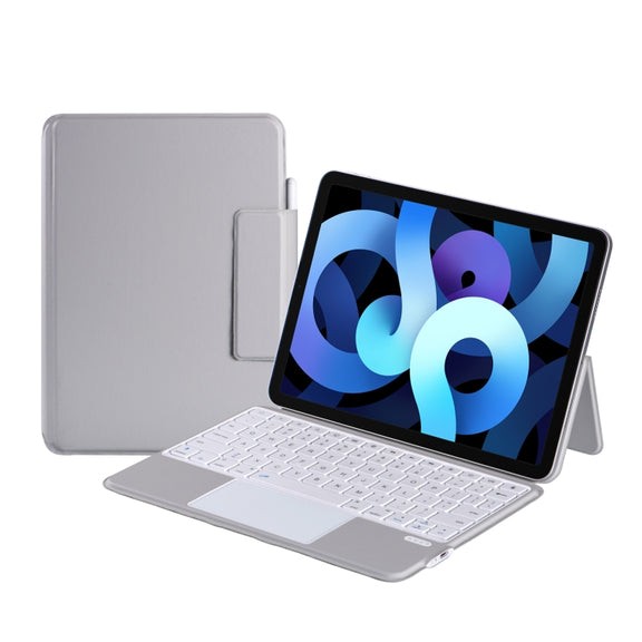 X3125-6 Integrated Thin Magnetic Bluetooth Keyboard Case For iPad Air 2022 / Air 2020 10.9 / Pro 11 2018 / 2020 / 2021 / 2022 (Grey)