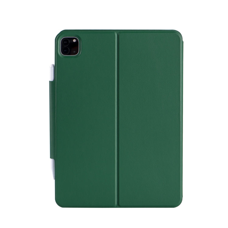 X3125-6 Integrated Thin Magnetic Bluetooth Keyboard Case For iPad Air 2022 / Air 2020 10.9 / Pro 11 2018 / 2020 / 2021 / 2022 (Green)