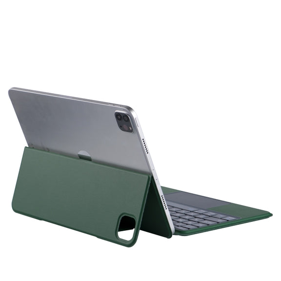 X3125-6 Integrated Thin Magnetic Bluetooth Keyboard Case For iPad Air 2022 / Air 2020 10.9 / Pro 11 2018 / 2020 / 2021 / 2022 (Green)