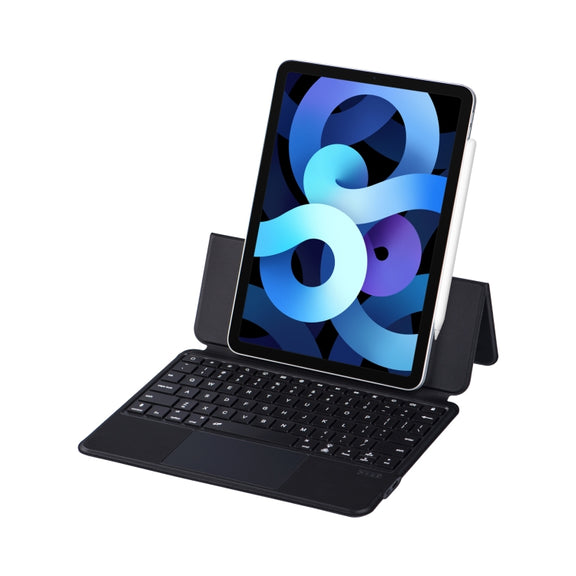 X3125-6D Integrated Thin Magnetic Bluetooth Keyboard Case with Backlight For iPad Air 2022 / Air 2020 10.9 / Pro 11 2018 / 2020 / 2021 / 2022(Black)