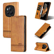For Honor Magic6 Pro AZNS Magnetic Calf Texture Flip Leather Phone Case(Light Brown) - Honor Cases by AZNS | Online Shopping South Africa | PMC Jewellery | Buy Now Pay Later Mobicred