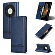 For Honor Magic6 Lite 5G/X9b AZNS Magnetic Calf Texture Flip Leather Phone Case(Dark Blue) - free shipping - PMC Jewellery - Order now!