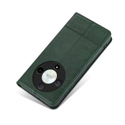 For Honor Magic6 Lite 5G/X9b AZNS Magnetic Calf Texture Flip Leather Phone Case(Dark Green)