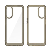 For OPPO A58 5G Colorful Series Acrylic + TPU Phone Case(Black)
