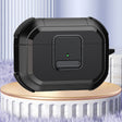 For AirPods Pro 2 Wireless Earphones Protective Case(Black) - For AirPods Pro 2 by PMC Jewellery | Online Shopping South Africa | PMC Jewellery | Buy Now Pay Later Mobicred